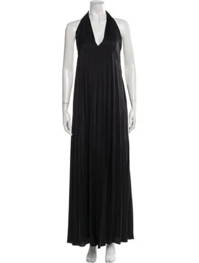 Pre-owned A.l.c Halterneck Jumpsuit W/ Tags In Black