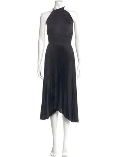 Pre-owned A.l.c Halterneck Long Dress In Blue