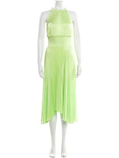 Pre-owned A.l.c Halterneck Long Dress In Yellow