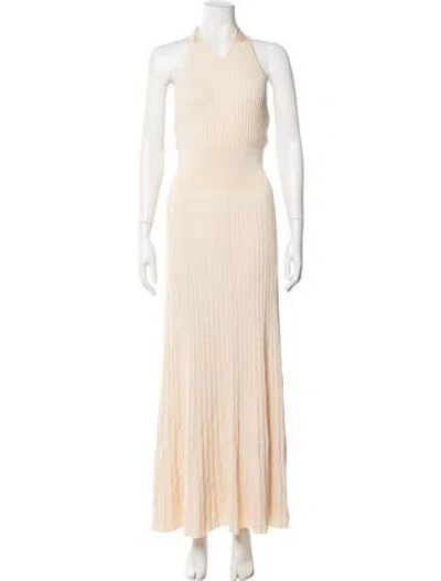 Pre-owned A.l.c Halterneck Long Dress In Yellow