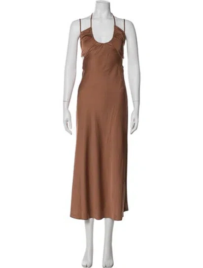 Pre-owned A.l.c Halterneck Midi Length Dress