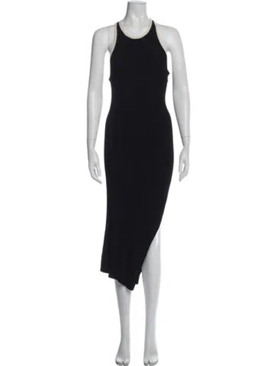 Pre-owned A.l.c Halterneck Midi Length Dress In Blue