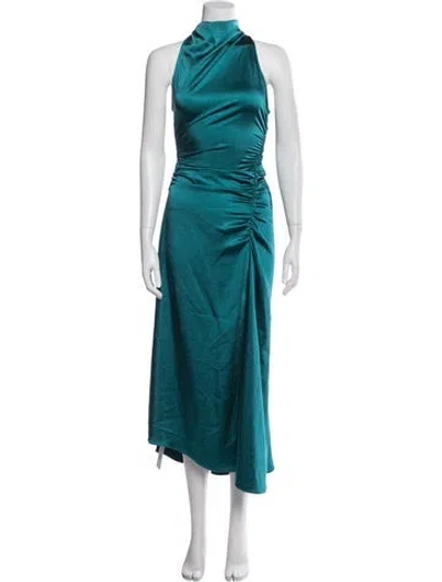 Pre-owned A.l.c Halterneck Midi Length Dress In Green