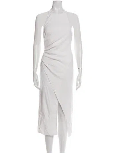 Pre-owned A.l.c Halterneck Midi Length Dress In Pink