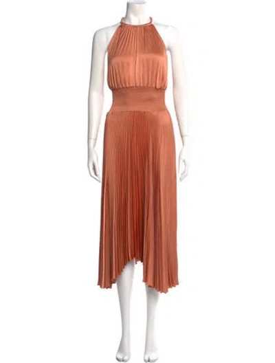 Pre-owned A.l.c Halterneck Midi Length Dress W/ Tags In Neutral