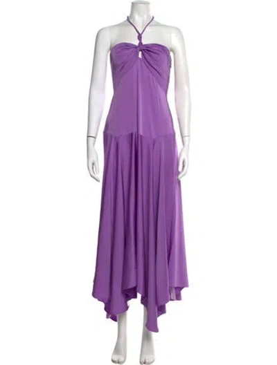 Pre-owned A.l.c Halterneck Midi Length Dress W/ Tags In Purple