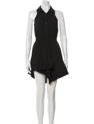 Pre-owned A.l.c Halterneck Mini Dress In Multi