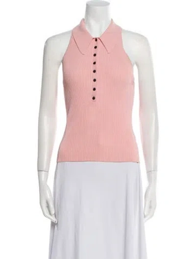 Pre-owned A.l.c Halterneck Sleeveless Top In Pink