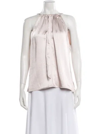 Pre-owned A.l.c Halterneck Sleeveless Top In Pink