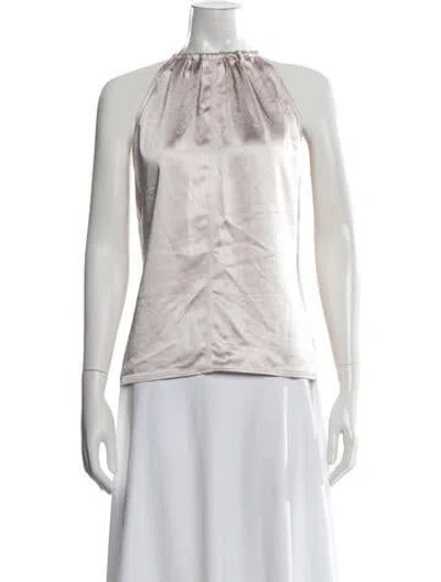 Pre-owned A.l.c Halterneck Sleeveless Top In Pink
