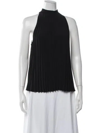 Pre-owned A.l.c Halterneck Sleeveless Top W/ Tags In Black