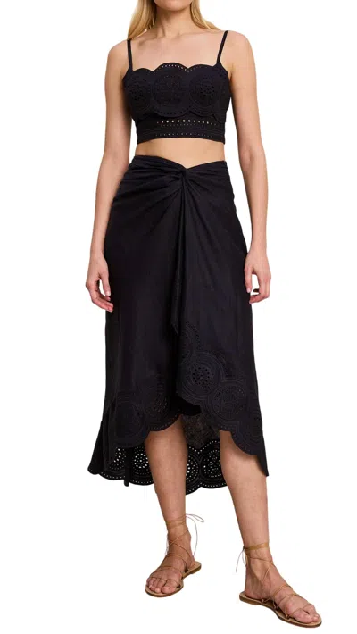 A.l.c Heather Skirt In Black