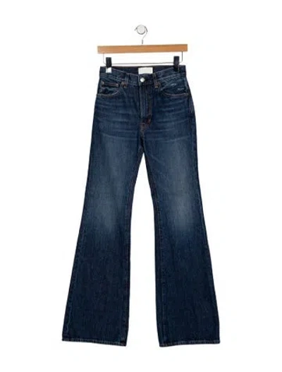 Pre-owned A.l.c High-rise Flared Jeans In Blue