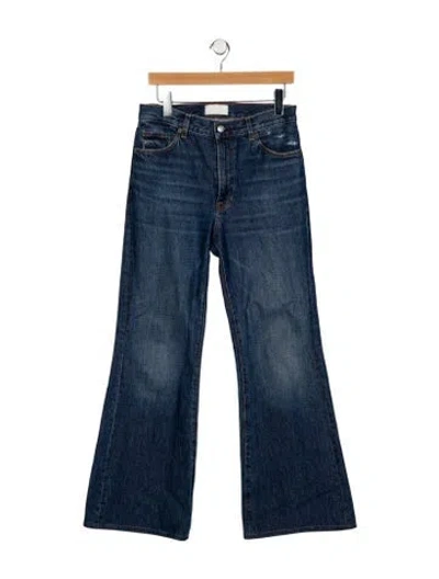 Pre-owned A.l.c High-rise Flared Jeans In Blue