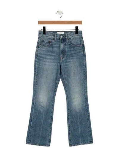 Pre-owned A.l.c High-rise Flared Jeans In Blue