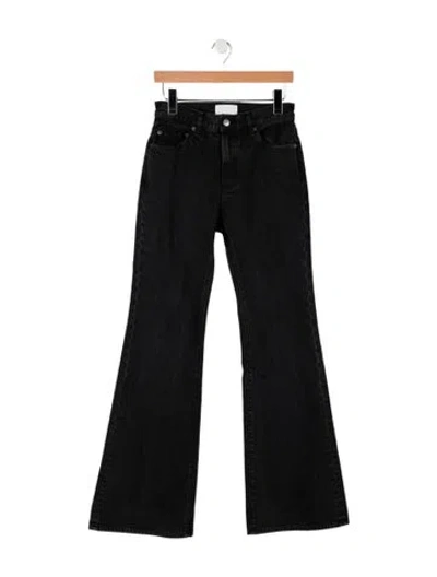 Pre-owned A.l.c High-rise Flared Jeans In Blue