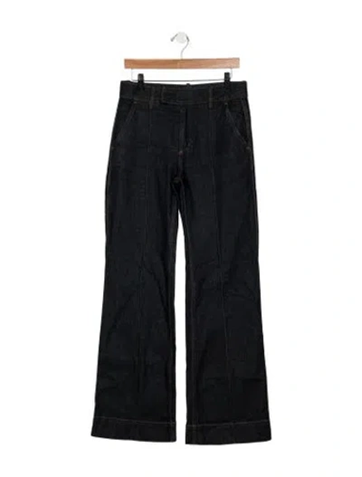 Pre-owned A.l.c High-rise Flared Jeans In Blue