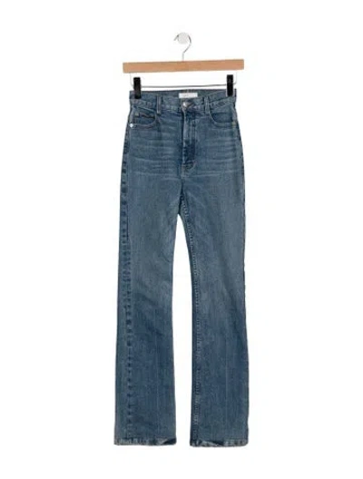 Pre-owned A.l.c High-rise Flared Jeans In Blue
