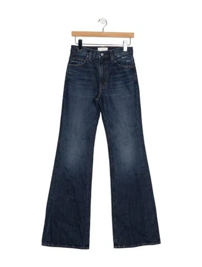 Pre-owned A.l.c High-rise Flared Jeans W/ Tags In Blue