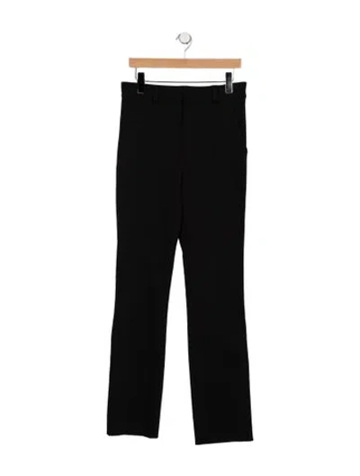 Pre-owned A.l.c High-rise Straight Leg Jeans In Black