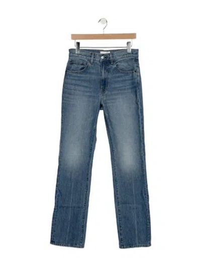 Pre-owned A.l.c High-rise Straight Leg Jeans In Blue