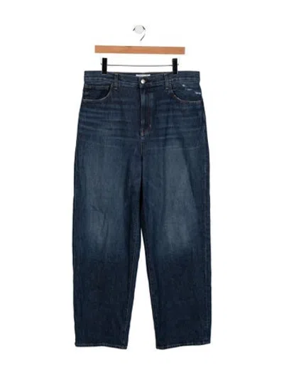 Pre-owned A.l.c High-rise Straight Leg Jeans In Blue