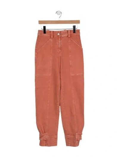 Pre-owned A.l.c High-rise Straight Leg Jeans In Orange
