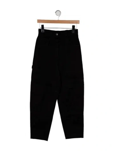 Pre-owned A.l.c High-rise Straight Leg Jeans W/ Tags In Black