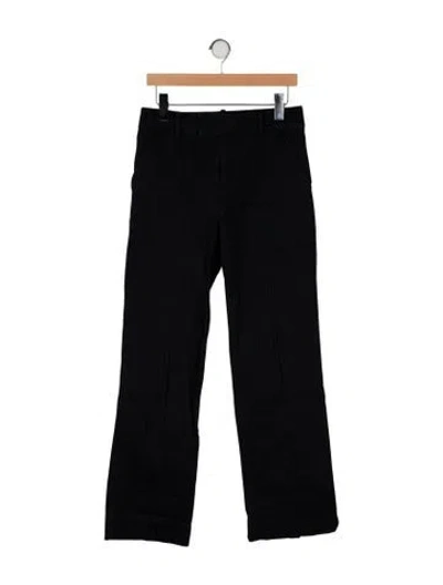 Pre-owned A.l.c High-rise Wide Leg Jeans In Black