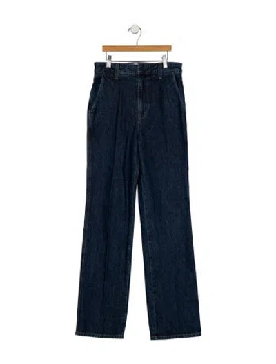 Pre-owned A.l.c High-rise Wide Leg Jeans In Blue