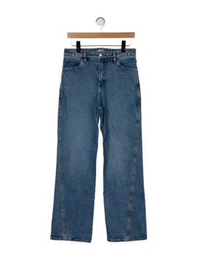 Pre-owned A.l.c High-rise Wide Leg Jeans In Blue