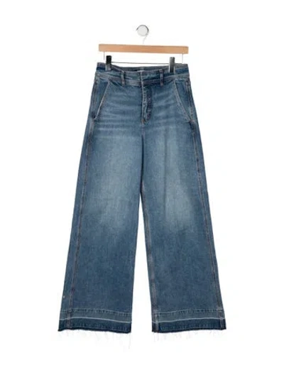 Pre-owned A.l.c High-rise Wide Leg Jeans In Blue