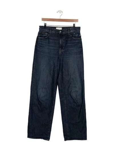 Pre-owned A.l.c High-rise Wide Leg Jeans In Blue