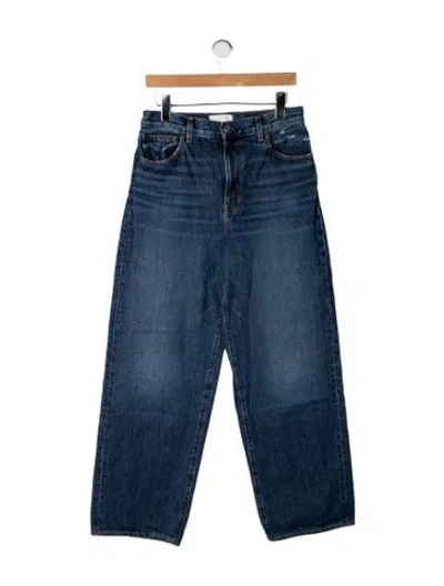 Pre-owned A.l.c High-rise Wide Leg Jeans In Blue