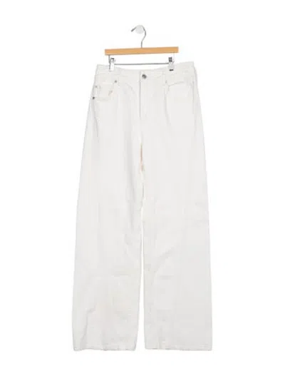 Pre-owned A.l.c High-rise Wide Leg Jeans In Blue