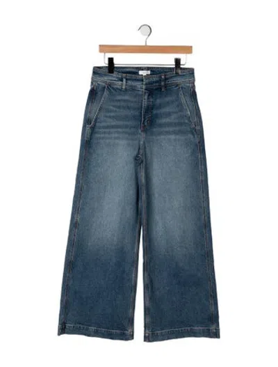 Pre-owned A.l.c High-rise Wide Leg Jeans In Blue