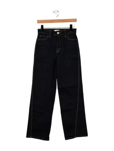 Pre-owned A.l.c High-rise Wide Leg Jeans In Blue