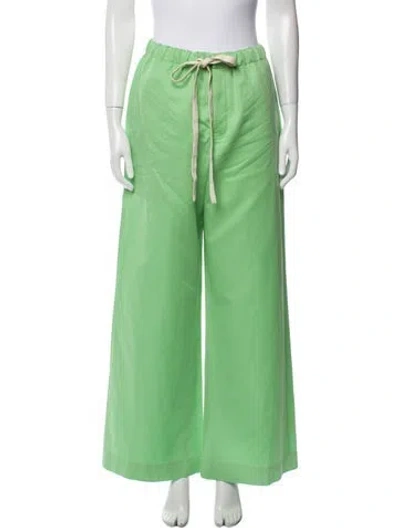 Pre-owned A.l.c High-rise Wide Leg Jeans In Gray