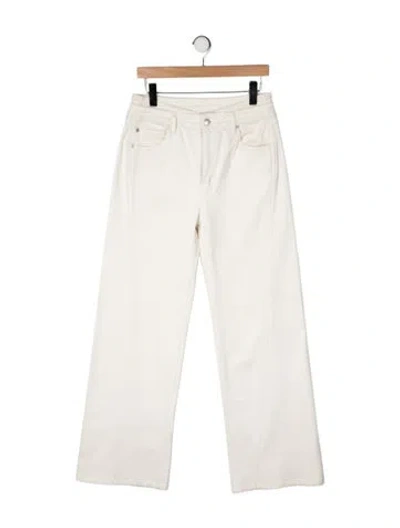 Pre-owned A.l.c High-rise Wide Leg Jeans In Neutral