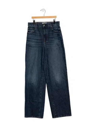 Pre-owned A.l.c High-rise Wide Leg Jeans W/ Tags In Blue