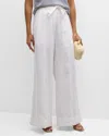 A.L.C HOLDEN WIDE-LEG LINEN PANTS