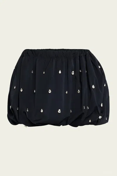 A.l.c Holly Embellished Convertible Skirt In Navy In Black