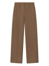 A.l.c Houndstooth-pattern Trousers In Brown