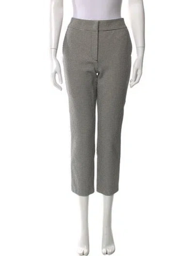 Pre-owned A.l.c Houndstooth Print Straight Leg Pants W/ Tags In Multi