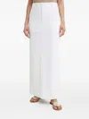 A.l.c Hunter Denim Maxi Skirt In White