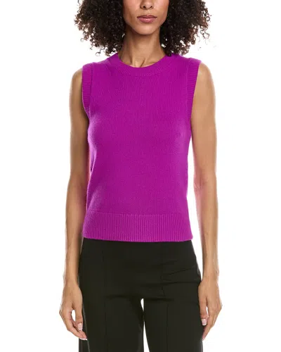 A.l.c . Ian Cashmere Sweater Tank In Purple