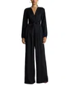 A.l.c Kieran Belted Crepe Jumpsuit In Black