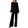 A.l.c Imogen Womens Belted Manmade Jumpsuit In Black