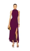 A.l.c . Inez Sleeveless Asymmetric Dress In Purple