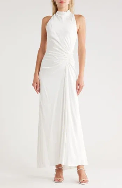 A.l.c . Inez Funnel Neck Gown In White